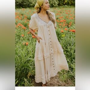 Free People Sunday Stroll Maxi Dress Medium